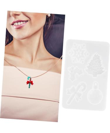 NUOBESTY 2pcs Tag Pendant Silicone Mold Silicone Earring Reverse Mould Key Chain Accessories White - Buy Online on GoSupps.com