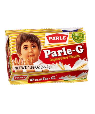 Parle-G Biscuits 2.13 oz - Bulk 48 Pack | Delicious Indian Tea Biscuits - Buy Online on GoSupps.com