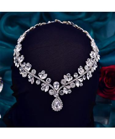 Crystal Wedding Bridal Headband Rhinestone Hair Comb Headdress - Buy Online on GoSupps.com