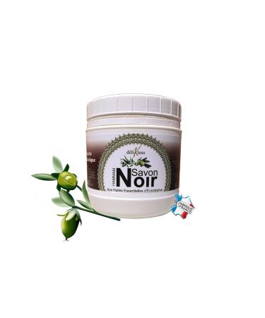d liKtess - Savon noir traditionnel l'Eucalyptus - en p te 1000 ml - Hammam et spa - Fabriqu en France