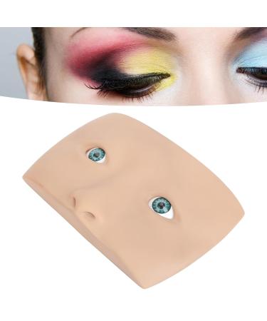 Makeup Practicing Face Board - Reusable & Washable Plastic for Makeup Artists | Light Brown - Buy Online on GoSupps.com