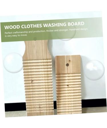 Buy Wooden Anti-Slip Washboard | Home & Dormitory Laundry Solution | Family-Friendly Clothing Washboard - Buy Online on GoSupps.com