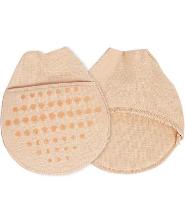 Ciieeo Forefoot Pad Socks - Silicone Cushion for High Heels & Sandals | Metatarsal Support & Comfortable Liner | Men's & Women's Half Socks - Buy Online on GoSupps.com