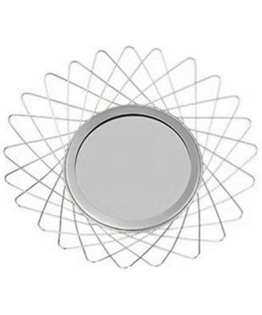 Fruit Basket for Kitchen Large Metal Basket Round Wire Basket Modern Fruit Bowl for Kitchen Counter Or Countertop Storage with Non-Slip Mat for Snacks Fruits Veggies - Buy Online on GoSupps.com