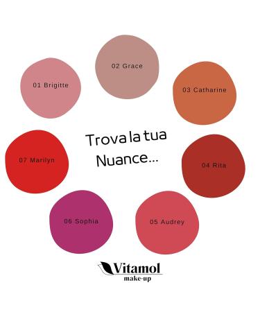 Vitamol Diva Pure Semi-Matte Lipstick - Intense Organic Makeup (Grace) | Shop Internationally - Buy Online on GoSupps.com