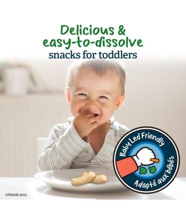 GERBER Organic Lil' CRUNCHIES Cheddar Broccoli 45 g - Buy Online on GoSupps.com