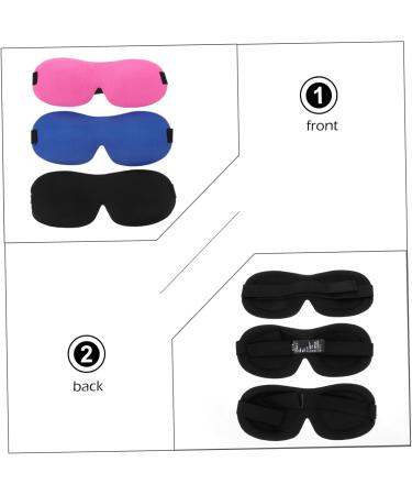 Shop Gatuida 24 Pcs 3D Sleep Mask Set - Comfortable Eye Shades for Travel & Relaxation | Polyester Blindfolds & Night Masks - Buy Online on GoSupps.com