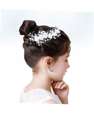 Didiseaon Hair Claw Clips for Women Hair Jewels for Women Bridal Headpiece Wedding Hair Clip Bridal Hairpin Rhinestone Bridal Comb Crystal Headpiece Pearl Bride Accessories - Buy Online on GoSupps.com