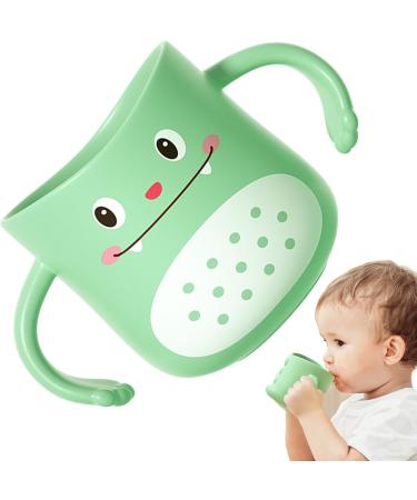 Buy Dinosaur Toothbrush Mug for Kids | Double Handle Cartoon Toothbrush Cups - Ideal Toothbrush Accessories for Boys & Girls - Buy Online on GoSupps.com