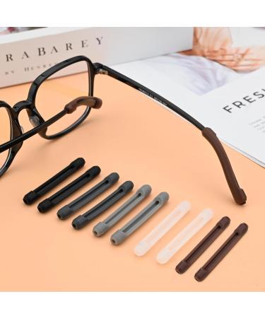 Bekecidi 10 Pairs Soft Silicone Glasses Hanging Sleeves - Comfortable Ear Handles for Reading & Sunglasses | 5 Colors Available - Buy Online on GoSupps.com