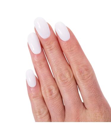 Glamsy nail film white wish " white nail wraps long adhesive 24 self-adhesive ultra-thin nail foils in different sizes - Buy Online on GoSupps.com