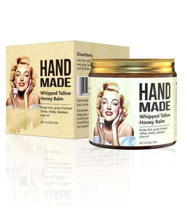 ENVISHA Whipped Beef Tallow and Honey Balm for Face& Body Moisturizer Cream Organic Grass-Fed Beef Tallow & Raw Wild Honey Suitable For All Skin Types - Buy Online on GoSupps.com