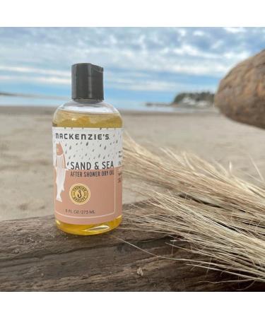 MACKENZIE S Sand & Sea After Shower Dry Oil - Fast Absorbing Moisturizer for Men & Women - 8 oz - Sea Salt Citrus & Ozone Scent - Plant-Based Essential Oils Gift - Buy Online on GoSupps.com
