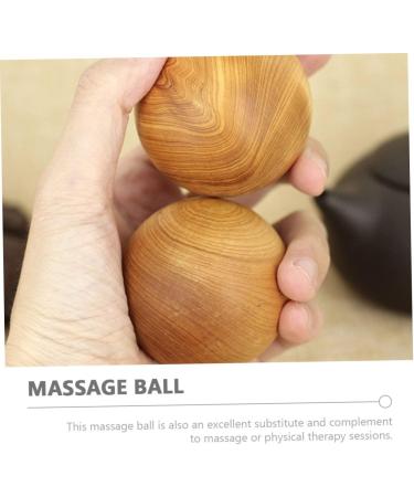 Lurrose 2-in-1 Wooden Massage Balls & Neck Device | Hand & Face Acupressure Roller for Seniors - International Shipping - Buy Online on GoSupps.com