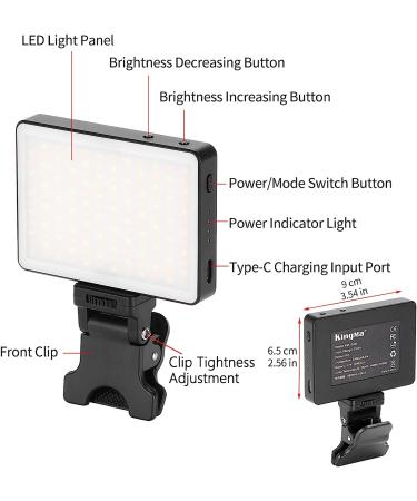 King Ma Video Conferencing Lighting: Portable LED Clip Light for Zoom Calls, Remote Working, and Live Streaming - Buy Online on GoSupps.com