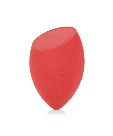 Makeup Sponge 1Pc Cosmetic Puff Powder Puff Smooth Women's Makeup Foundation Sponge Beauty To Make Up Tools & Accessories Water-drop Shape Makeup Sponge Holder(Miter-cut Red)