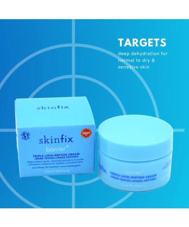 Skinfix Barrier+ Face Cream Mini - 0.5 oz | Triple Lipid-Peptide Formula - Buy Online on GoSupps.com