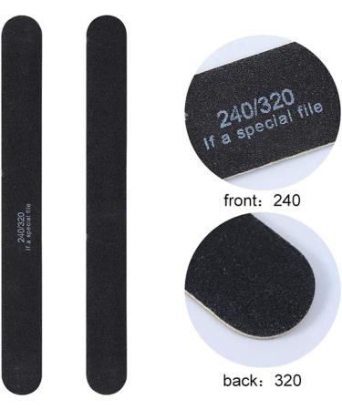 5Pcs Thick Nail Files Artificial Nail Tips File 240/240 Disposable Cuticle Remover Nail Art Styling Tool Beauty Ultrathin Double-sided Nail Art Pedicure Tools - Buy Online on GoSupps.com