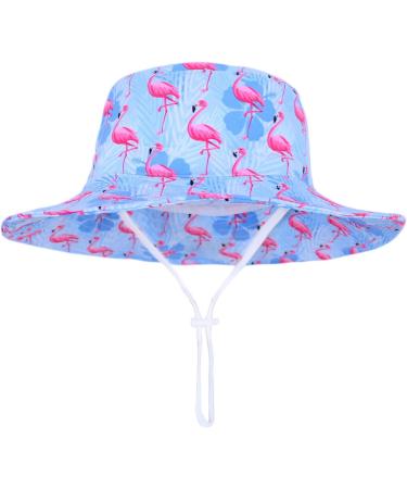 LANGZHEN Baby Girls Sun Protection Beach Hat with Chin Strap - Purple, 1-2 Years - Buy Online on GoSupps.com