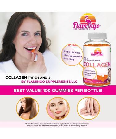 Collagen Gummies- Natural Marine Collagen for Women and Men- Collagen Supplements for Skin Hair Nails- Hydrolyzed Type 2 & 1 3- Replace Pills and Powders - No Gelatin Kosher Halal- 100 Ct. - Buy Online on GoSupps.com