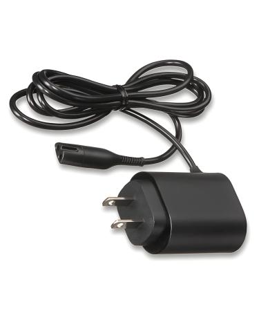Braun - Replacement Wall Charger for Braun Shavers Series 1 3 5 7 9 - Part-No.: 81719643 - Type/Tipo 492-5214/492-5217 - 12V 400mA Wall Power Adapter (Type 492-5214, Black)