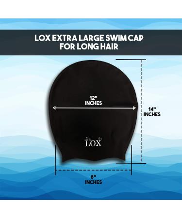 Extra Large Swim Cap for Long Hair, Braids & Dreadlocks - Keeps Hair Dry for Women & Men - Buy Online on GoSupps.com