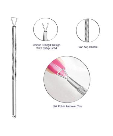 Armiz 2-Piece Nail Shaver Tool Kit | Stainless Steel UV Gel Nail Polish & Cuticle Remover - Perfect for Nail Art - Buy Online on GoSupps.com