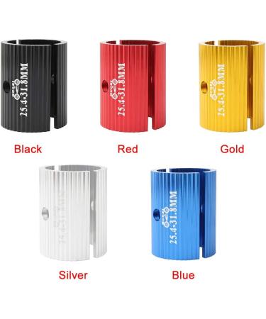 QOONESTL Bike Handlebar Shims 25.4-31.8mm - Aluminum Alloy Spacer Stem Reducer Sleeve - Universal Clamp for Size Reduction - Black - Buy Online on GoSupps.com