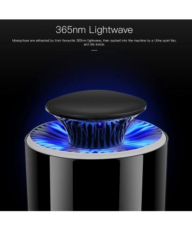 Bug Zapper Electric Mosquito & Fly Killer - Indoor/Outdoor Insect Trap with Powerful Attractant - Hangable Mosquito Lamp for Patio - Black - Buy Online on GoSupps.com