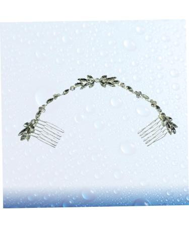 Flower Headpiece for Women Hair Band Wedding Hair Comb Clip Hair Combs for Women Accessories Bridal Headpieces Rhinestone Headband Headwear for Women Hair up Modeling Bride - Buy Online on GoSupps.com