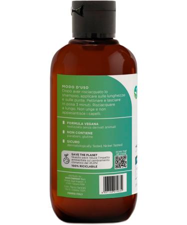 Tricogym Instant Reconditioning Detangling Hair Balm 200ml - Patented formula with melatogymine 96% natural ingredients no parabens sls/sles free - 100% recyclable pack - Buy Online on GoSupps.com