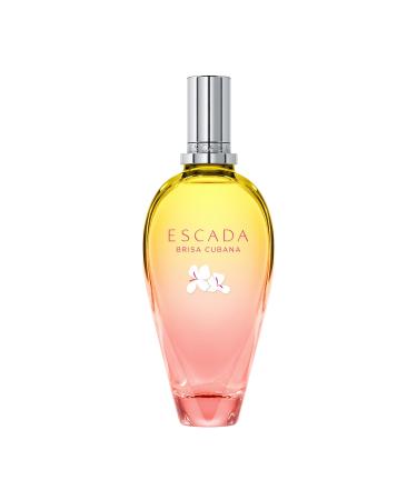 Escada Brisa Cubana Eau de Toilette Women's Citrus Perfume With Notes of Lime Essence Mint Oil & Mariposa Accord Long Lasting Fragrance 3.3 Fl Oz (Pack of 1)