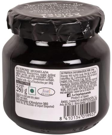 La Vieja Fabrica Blueberry Mermelada (jam) 285 g - Buy Online on GoSupps.com