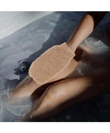 Beaupretty 2PC Jute Exfoliating Bath Mitts - Natural Body Peeling Gloves for Spa & Deep Cleaning - Buy Online on GoSupps.com