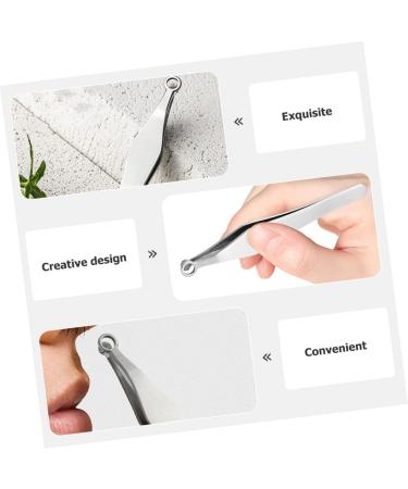 Beaupretty 4 Pcs Stainless Steel Nose Hair Trimmer Set - Nose Hair Remover & Tweezers for Men - Precision Brow & Nasal Hair Clippers - Buy Online on GoSupps.com