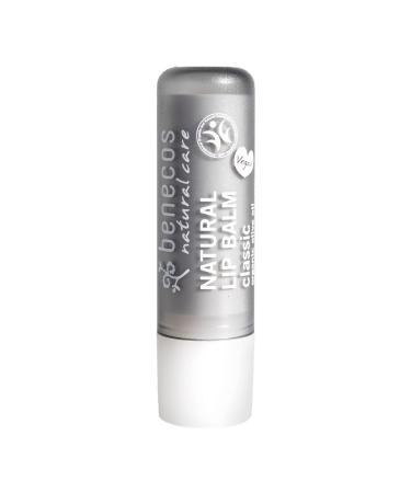 Benecos Natural Lip Balm Classic 4.8g - Organic Moisturizing Lip Care for Smooth Lips | Vegan & Cruelty-Free - Buy Online on GoSupps.com