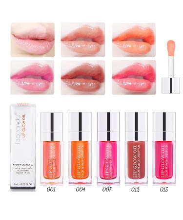 Cherry Plumping Lip Oil - Hydrating Tinted Gloss for Nourished Lips | Non-Sticky Lip Care with Big Brush Head for Glittery Shine - Buy Online on GoSupps.com
