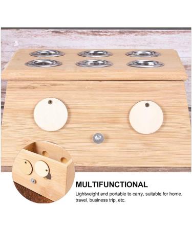 2 Pcs Moxa Holder Boxes Bamboo Craft Moxibustion Care Boxes Body Massagers - Buy Online on GoSupps.com