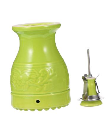 OHPHCALL 1 Set Moxa Stick Burner Moxa Cup Body Care Tool Disorder Porcelain Moxa Case Moxibustion Massager Heat Moxa Burner Heat Holder Scraper Household Moxibustion Box Ceramics