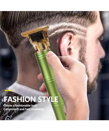 Hair Clippers for Men T9 Bamboo Style Electric Hair Clipper USB Rechargeable Hair Clipper Professional Men Razor Hair Trimmer for Men (Color : Green) - Buy Online on GoSupps.com