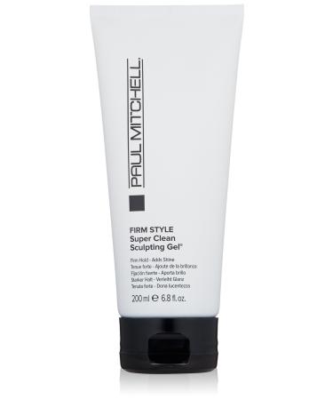 Paul Mitchell Super Clean Sculpting Gel, Firm Hold, High Shine Finish Hair Gel, For All Hair Types 6.8 Fl Oz (Pack of 1)