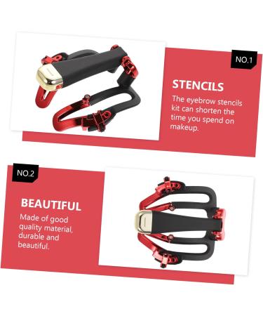 FRCOLOR 1pc Eyebrow Tool Eyebrow Measure Ruler Eyebrow Kits Diy Makeup Tool Eyebrow Artifact Make up 1 count (Pack of 1) Black - Buy Online on GoSupps.com