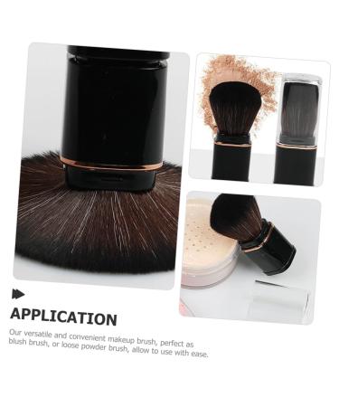 Beavorty Blush Retractable Makeup Brush - Premium Beauty Tools for Face Powder & Travel | Artificial Fiber Makeup Brushes - Buy Online on GoSupps.com