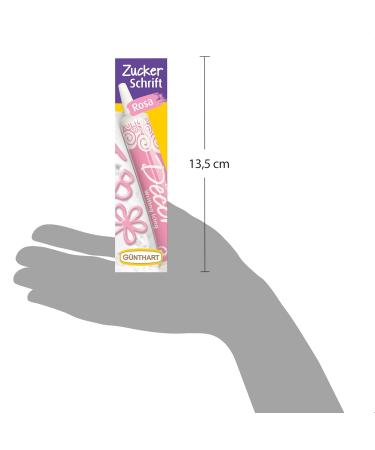 G nthart Backdecor 25g Pink Sugar Script for Desserts - Beautiful Lettering &amp; Patterns - Perfect for Cakes &amp; Treats - Buy Online on GoSupps.com