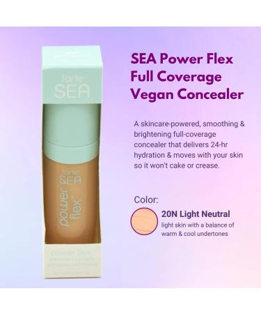 Tarte SEA Power Flex Full Coverage Vegan Concealer - 20N Light Neutral - Buy Online on GoSupps.com