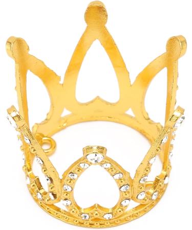 LANTRO JS Gold Alloy Crown Nail Art Pen Holder Display Stand | Premium Manicure Tools for Professionals - Buy Online on GoSupps.com