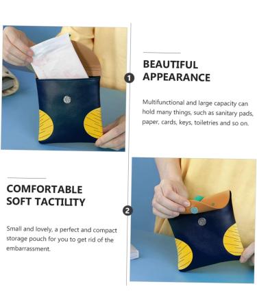 Lurrose Travel Cosmetic Storage Organizer Bag for Menstrual Pads and Tampons - Coin Purse Pouch for Women - Buy Online on GoSupps.com