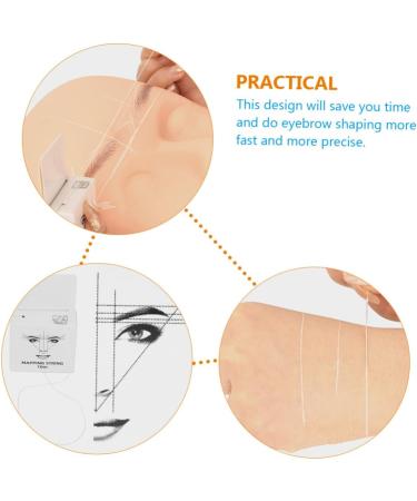 Hemoton 4pcs Eyebrow Shaping Tool Cosmetic Measuring Tools Eyebrow Mapping Tool Measuring Ruler Portable - Buy Online on GoSupps.com