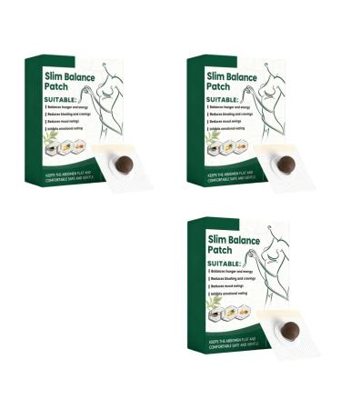 Patchs Slim Balance Patchs coupe-faim Stimule l' nergie naturellement 12 pi ces Aide bien- tre quotidienne pour femmes et hommes travail sport et voyages 3pc