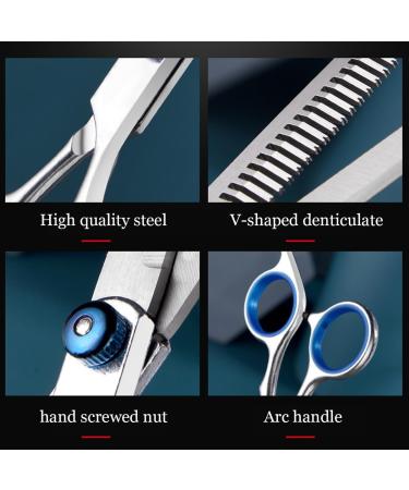 YHANNI Professional 10-Piece Stainless Steel Hair Cutting Shears Set for Barber Salon and Home Use-Includes Thinning Scissors for Men Women Kids and Adults - Buy Online on GoSupps.com